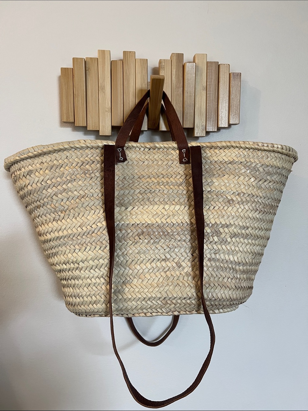 Large “French” Market Straw Basket